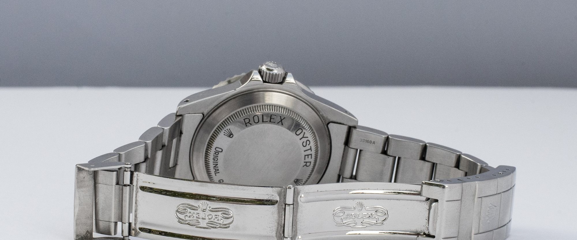 Macrofotografie van kastrand en gravure, Rolex Sea-Dweller 16600, door Studio Chrono